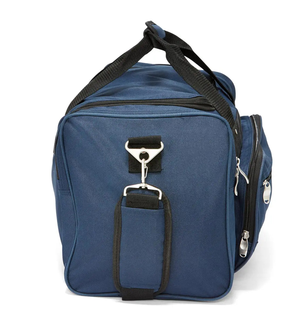 Schiek Deluxe Gym Bag - Navy Blue