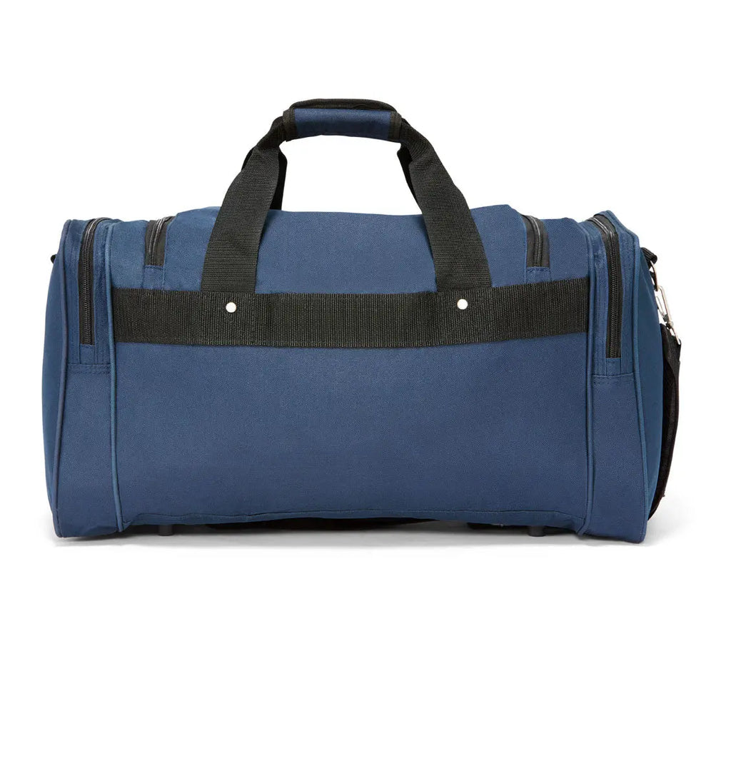 Schiek Deluxe Gym Bag - Navy Blue