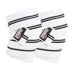 White Line Knee Wraps - Model 1178W-V - With Velcro Enclosure