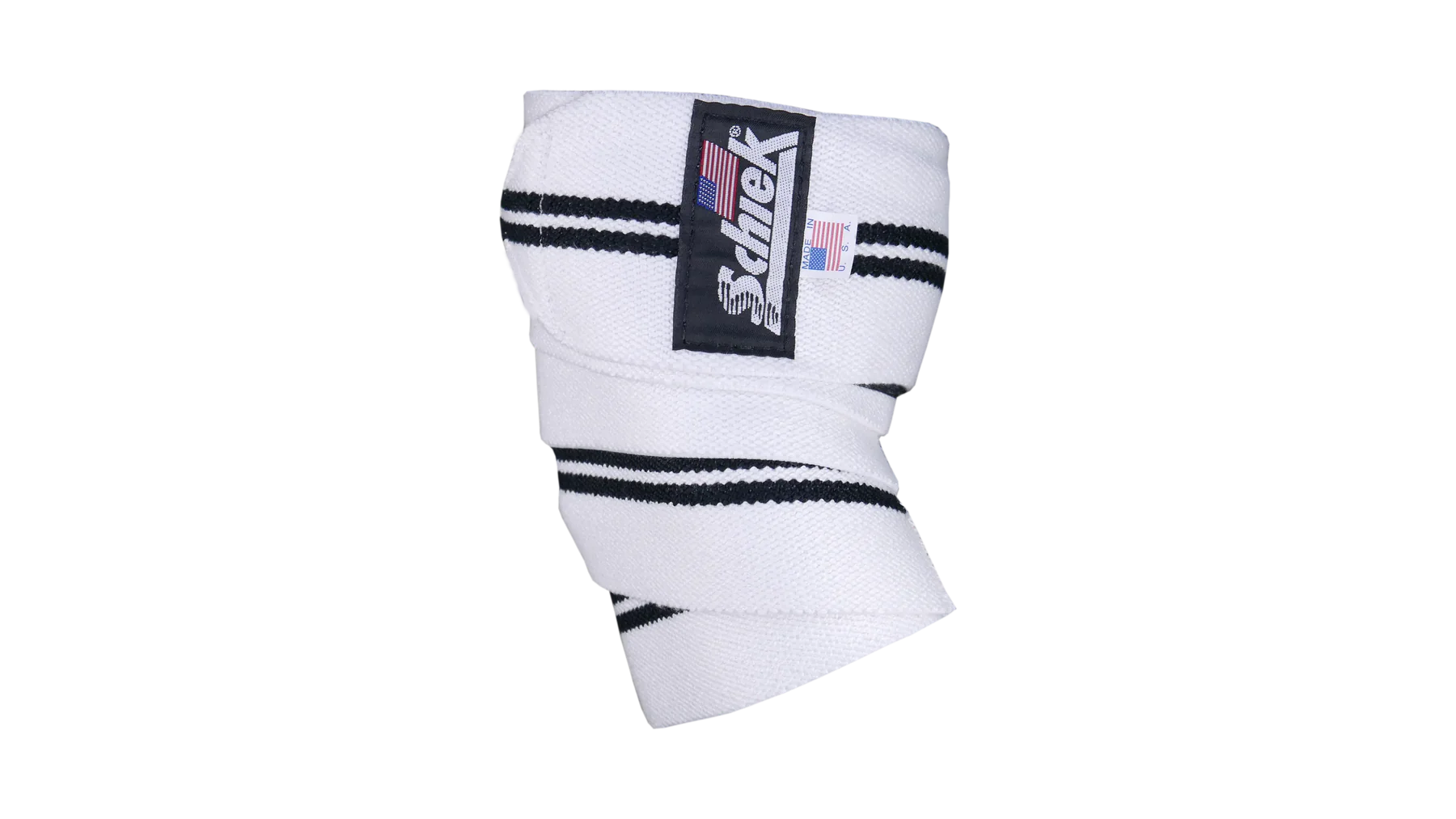 White Line Knee Wraps - Model 1178W-V - With Velcro Enclosure