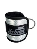 Schiek Model 1707 Premium Ankle Cuffs - Silver Carbon Fibre