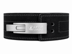 Lift It Loaded 10mm Leather Lever Weightlifting Belt - Black / Stainless Steel Lever