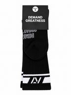 A7 Deadlift Sock - Black / White