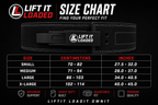 Lift It Loaded 10mm Leather Lever Weightlifting Belt - Black / Black Lever