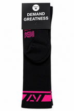 A7 Deadlift Sock - Black / Hot Pink