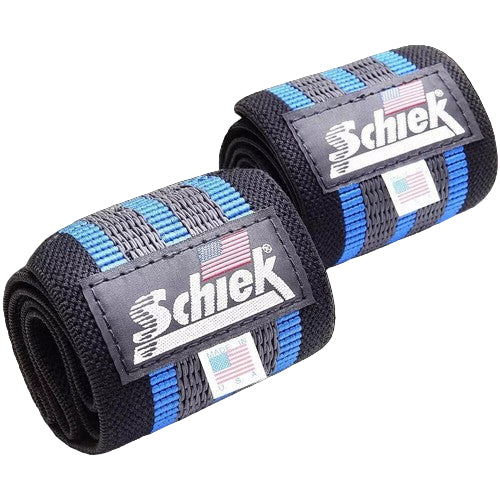 Schiek Blue Line Wrist Wraps - 24"