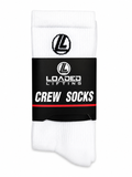 Loaded Lifting Crew Socks – White
