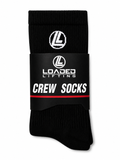 Loaded Lifting Crew Socks – Black