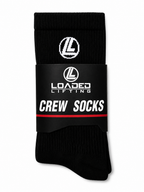 Loaded Lifting Crew Socks – Black