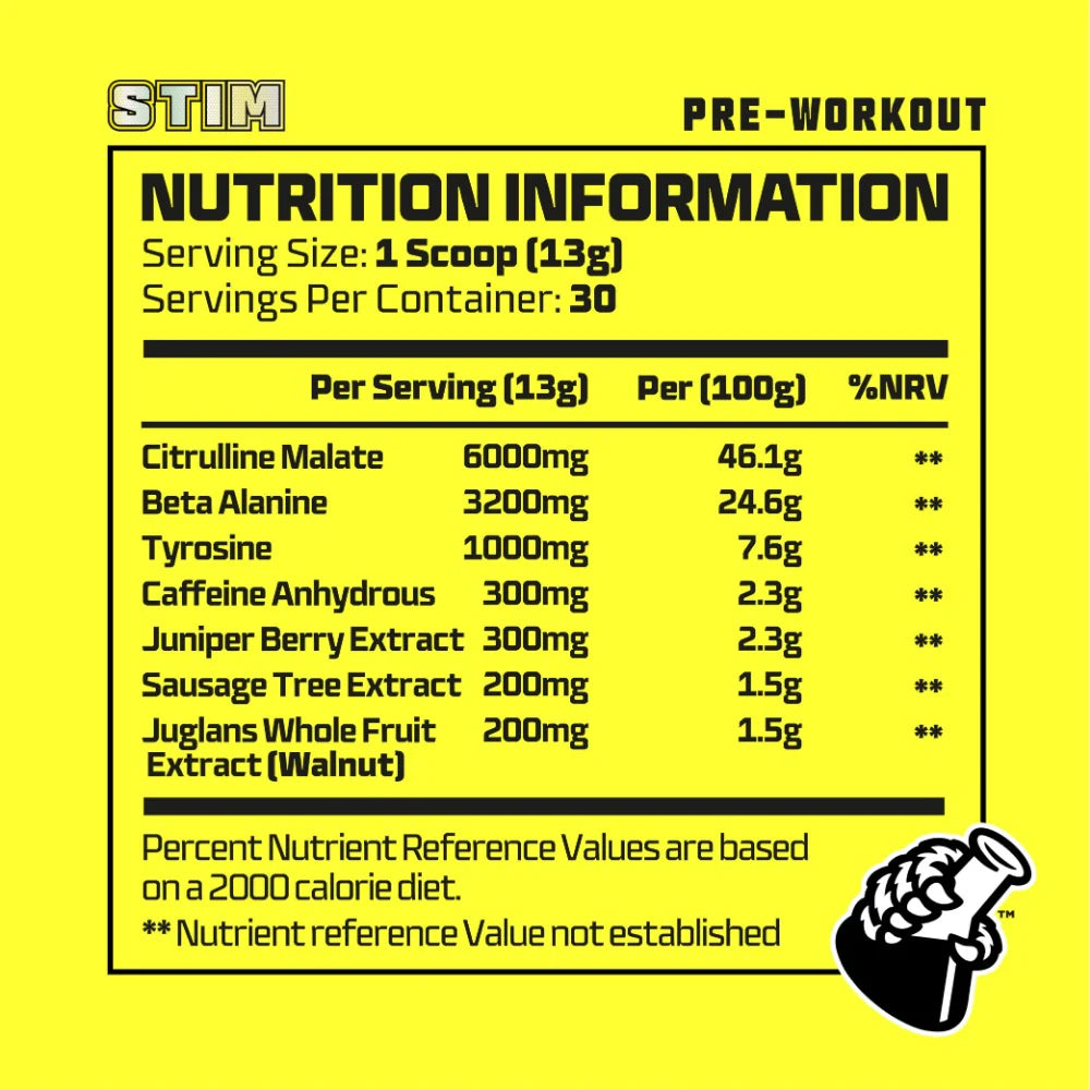 STIM Pre-Workout - Lemon Sherbet